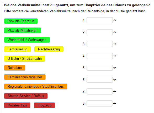 Darstellungsvariante des Lückentexts