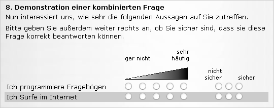 Beispiel 1 für eine kombinierte Frage