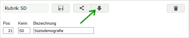 Rubrik als XML-Datei herunterladen