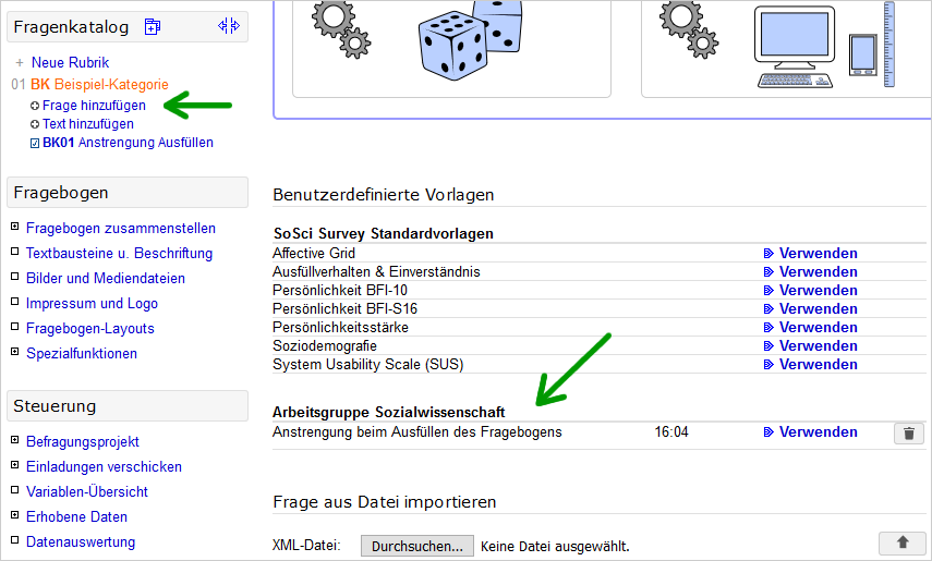 Using a Template from a Workgroup