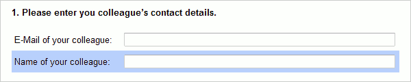 Question Type: Send Email to a Personal Contact